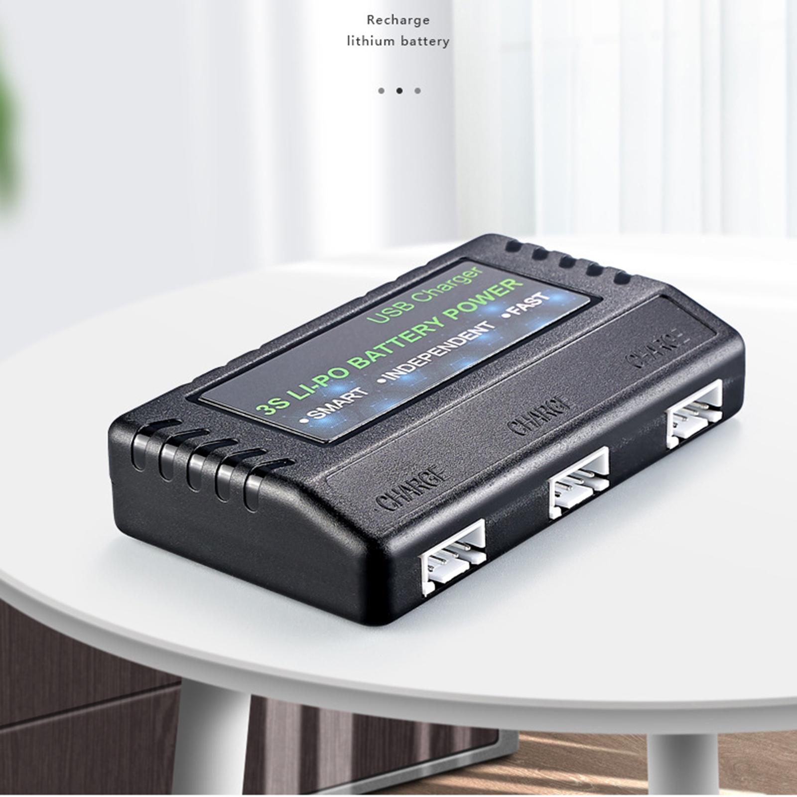 Drone Battery 3S - Triple Slot 3S Lipo Battery Charging