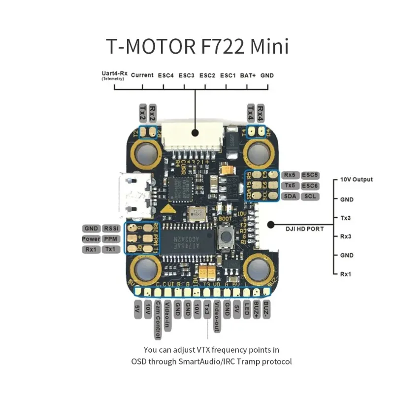 T-Motor MINI F7 FC F45A ESC Co - đánh giá và giá Betaflight Fc F7