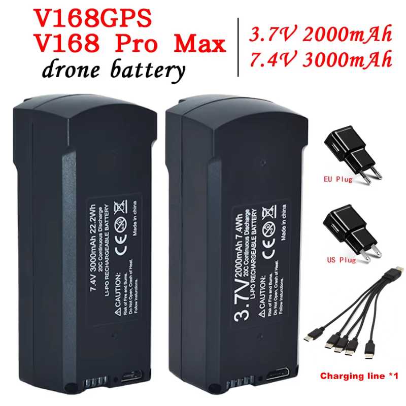 GPS V198 7.4V 3000mAh Battery  - đánh giá và giá Drone Battery Lipo
